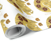 prächtiger Stil Geschenkpapier (Rolleneckpunkt)