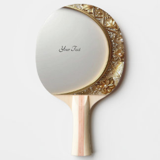 Prächtiger verzierter Ping-Pong-Schläger Tischtennis Schläger
