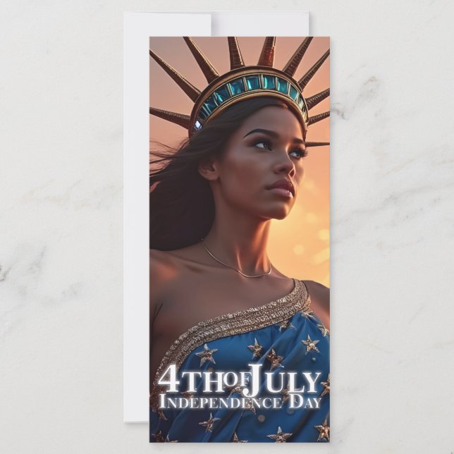 Prächtiges 4.-Juli-Design - Feuerwerk und Freiheit (Vorderseite)