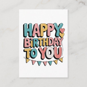 Prächtiges Herzlichen Glückwunsch zum Geburtstag Begleitkarte