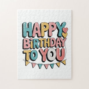Prächtiges Herzlichen Glückwunsch zum Geburtstag Puzzle