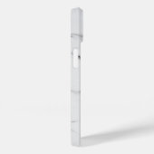 Prächtiges Logo aus weißem Marmor Case-Mate iPhone Hülle (Rückseite / Rechts)