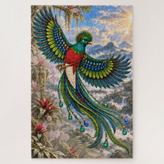 Prächtiges Quetzal-Jigsaw-Puzzle Puzzle