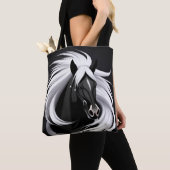 Prächtiges schwarzes Pferd Tasche (Von Nahem)