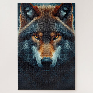 Prächtiges Wolf-Puzzle Puzzle