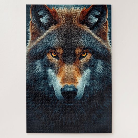 Prächtiges Wolf-Puzzle Puzzle (Vertikal)