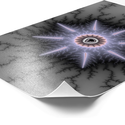 Prachtvoll - Fraktal Fotodruck (Ecke)