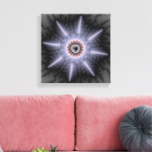 Prachtvoll - Fraktal Leinwanddruck (Insitu (Wohnzimmer))