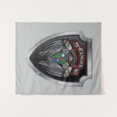 Prachtvolle 1. Bat 75. Ranger Regimental Scroll Wandteppich (Vorderseite (Horizontal))