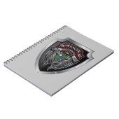 Prachtvolle 2. Bat 75. Ranger Regimental Scroll Notizblock (Linke Seite)