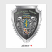 Prachtvolle 5. Gruppe der Spezialeinheiten (Im Flu Aufkleber (Blatt)