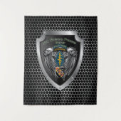 Prachtvolle 5. Gruppe der Spezialeinheiten (Im Flu Wandteppich (Vorderseite)