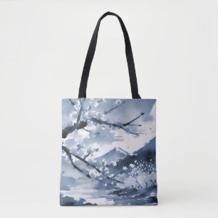 Prachtvolle elegante japanische Kirschblüten Tasche