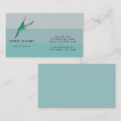 Prachtvolle Hummingbird Business Card Visitenkarte (Vorne/Hinten)