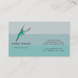 Prachtvolle Hummingbird Business Card Visitenkarte