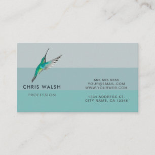 Prachtvolle Hummingbird Business Card Visitenkarte