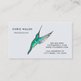 Prachtvolle Hummingbird Business Card Visitenkarte