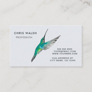 Prachtvolle Hummingbird Business Card Visitenkarte