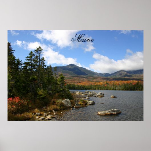 Prachtvolle Maine Poster (Vorne)