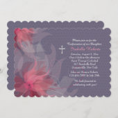 Prachtvolle Mauve-Einladung Einladung (Vorne/Hinten)