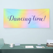 Prachtvolle Pastel-Rainbow-Hochzeit Banner (Messe)