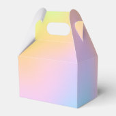 Prachtvolle Pastel-Rainbow-Hochzeit Geschenkschachtel (Rückseite)