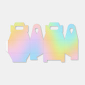Prachtvolle Pastel-Rainbow-Hochzeit Geschenkschachtel (Ungefaltet)
