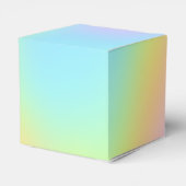 Prachtvolle Pastel-Rainbow-Hochzeit Geschenkschachtel (Rückseite)