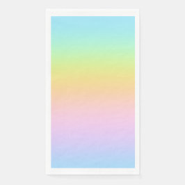 Prachtvolle Pastel-Rainbow-Hochzeit Serviette