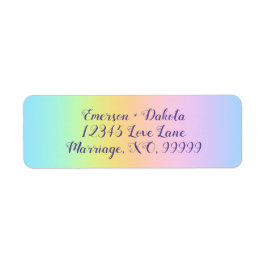 Prachtvolle Pastel Rainbow-Hochzeitsplatten