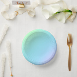 Prachtvolle Pastel Rainbow Wedding Paper Teller