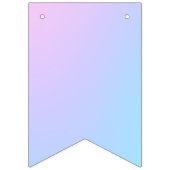 Prachtvolle Pastel Rainbow Wedding "True Love" Wimpelkette (Zweite Fahne)