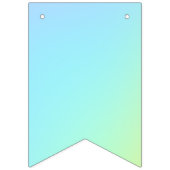 Prachtvolle Pastel Rainbow Wedding "True Love" Wimpelkette (Dritte Fahne)