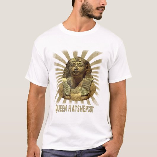 Prachtvolle Pharao Königin Hatshepsut altes T-Shirt (Vorderseite)