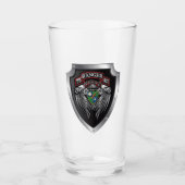 Prachtvoller 1. Bat 75. Ranger Regimental Scroll Glas (Vorderseite)