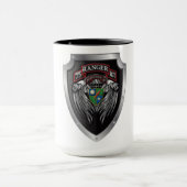 Prachtvoller 1. Bat 75. Ranger Regimental Scroll Tasse (Zentrum)