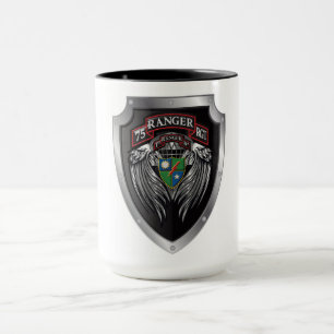 Prachtvoller 1. Bat 75. Ranger Regimental Scroll Tasse