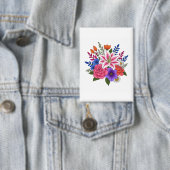 Prachtvoller Blumenstrauß Button (Insitu)