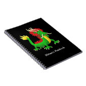 Prachtvoller chinesischer Drache Notizblock (Rechte Seite)