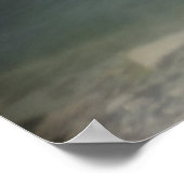 Prachtvoller Krn-See mit Berg Krn, Slowenien Poster (Ecke)