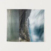 Prachtvoller Krn-See mit Berg Krn, Slowenien Wandteppich (Vorderseite (Horizontal))