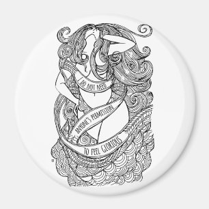 Prachtvoller Magnet - rund