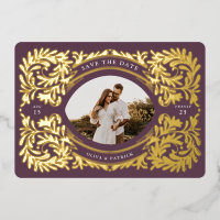 Prachtvoller Save-The-Date-Fotorahmen