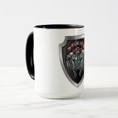 Prachtvoller STB Bat 75. Ranger Regimental Scroll Tasse (Vorderseite Links)