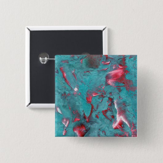 Prachtvoller, wirbeliger Marmor Button (Vorne & Hinten)