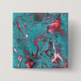 Prachtvoller, wirbeliger Marmor Button