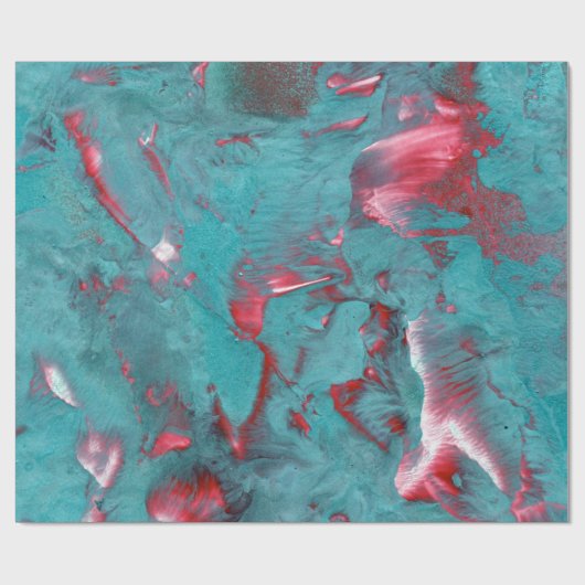 Prachtvoller, wirbeliger Marmor Geschenkpapier (Flach)