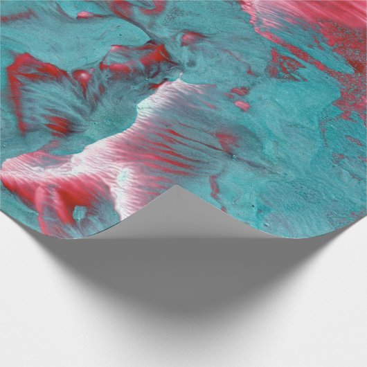 Prachtvoller, wirbeliger Marmor Geschenkpapier (Ecke)