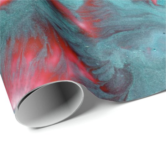 Prachtvoller, wirbeliger Marmor Geschenkpapier (Rolleneckpunkt)