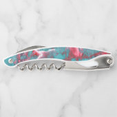 Prachtvoller, wirbeliger Marmor Kellnermesser (Rückseite)